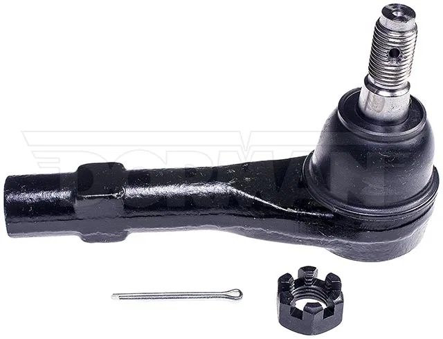 TO86425 – DORMAN Tie Rod End, OE Replacement 124.5 Millimeter Length With Castle Nut/ Cotter Pin